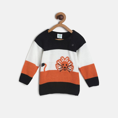 MINI KLUB Colorblock Round Neck Casual Baby Boys Multicolor Sweater