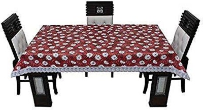 REVEXO Floral 4 Seater Table Cover(Multicolor, Polyester)