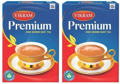 Vikram Premium High Grown Dust Tea (Pack of 2) Tea Box(2 x 250 g)