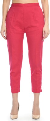 City Fashion Regular Fit Women Pink Trousers