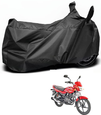 MOCKHE Waterproof Two Wheeler Cover for Bajaj(Platina 100 DTS-i, Black)