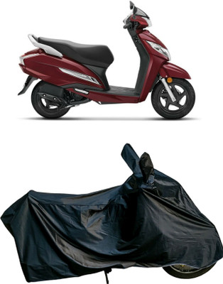 Autofly Waterproof Two Wheeler Cover for Honda(Activa 125, Black)