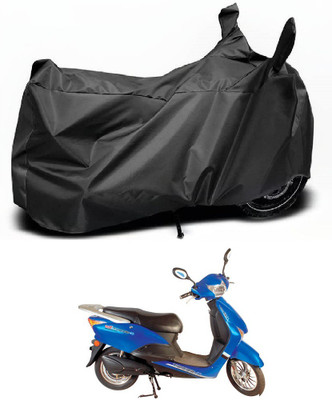 MOCKHE Waterproof Two Wheeler Cover for Avon(E Scoot, Black)
