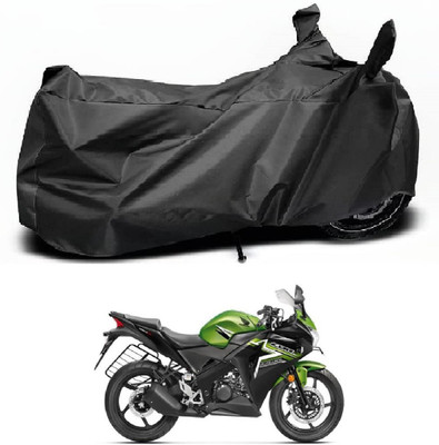 MOCKHE Waterproof Two Wheeler Cover for Honda(CBR 150R, Black)