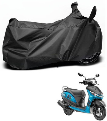 MOCKHE Waterproof Two Wheeler Cover for Yamaha(Alpha, Black)