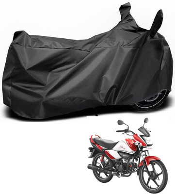 MOCKHE Waterproof Two Wheeler Cover for Hero(Splendor I Smart, Black)