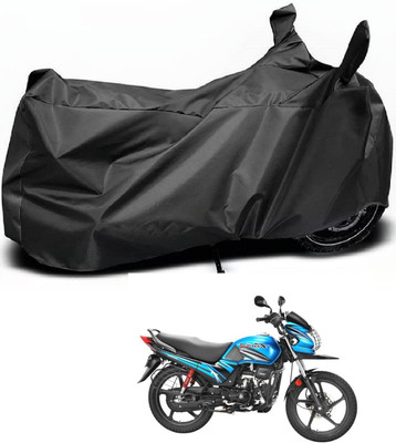 MOCKHE Waterproof Two Wheeler Cover for Hero(Passion Pro TR, Black)