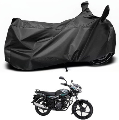 MOCKHE Waterproof Two Wheeler Cover for Bajaj(Discover 100 DTS-i, Black)