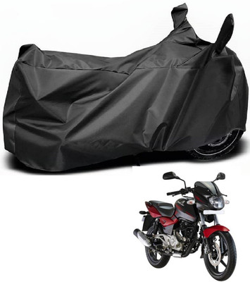 MOCKHE Waterproof Two Wheeler Cover for Bajaj(Pulsar 180 DTS-i, Black)