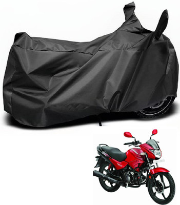 Euro Care Waterproof Two Wheeler Cover for Hero(Glamour FI, Black)