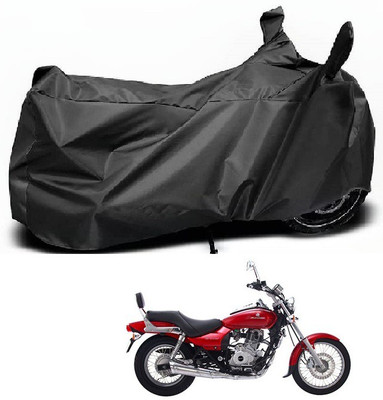 MOCKHE Waterproof Two Wheeler Cover for Bajaj(Avenger 220 DTS-i, Black)
