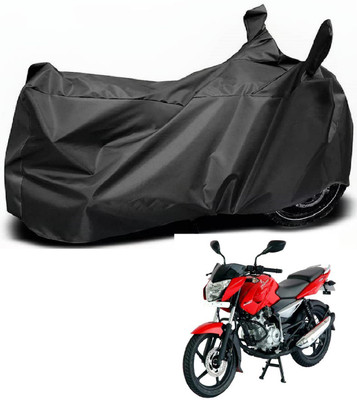 MOCKHE Waterproof Two Wheeler Cover for Bajaj(Pulsar 135 LS DTS-i, Black)