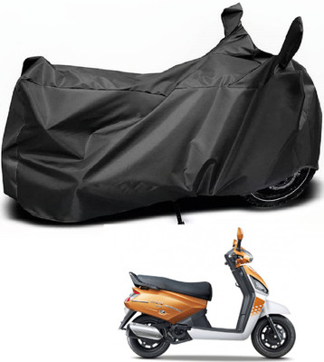 Euro Care Waterproof Two Wheeler Cover for Mahindra(Gusto, Black)