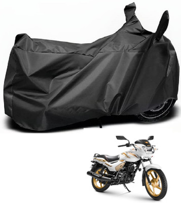 Euro Care Waterproof Two Wheeler Cover for TVS(Star City Plus, Black)