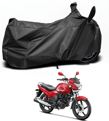 MOCKHE Waterproof Two Wheeler Cover for Hero(Achiever, Black)