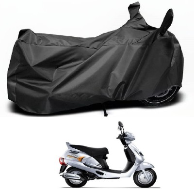 Euro Care Waterproof Two Wheeler Cover for Mahindra(Duro, Black)