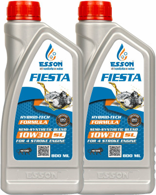 ESSON FIESTA 10W30 SL 800 ML-PP2 FIESTA 10W30 SL 800 ML-PP2 High Performance Engine Oil(1600 ml, Pack of 2)