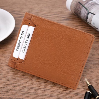 DEZiRE CRAfTS Men Trendy, Travel, Formal, Evening/Party, Ethnic, Casual Tan Genuine Leather Wallet(5 Card Slots)