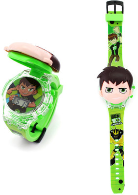 Time Up Cartoon Design Digital Watch  - For Boys & Girls