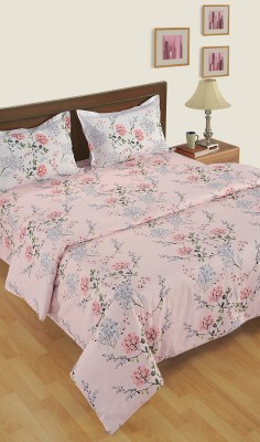 SWAYAM Floral Double Comforter for  AC Room(Cotton, Grey)