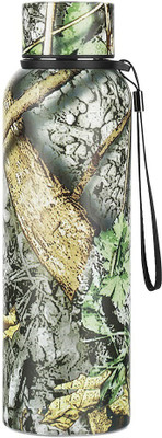 cello 550 ml Steel Flask(Pack of 1, Green)