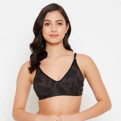 Clovia Women Full Coverage Non Padded Bra(Black)