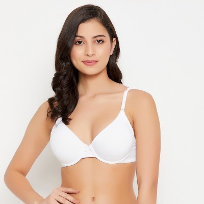 Clovia Women Push-up Heavily Padded Bra(White)