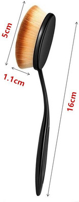 tanvi27 Black Soft face Makeup Foundation Brush Professional Makeup Tools(Pack of 1)
