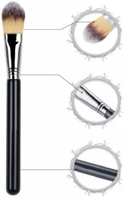 Latixmat face makeup Foundation Brush & concealer /Blusher Brush Professional Makeup(Pack of 1)