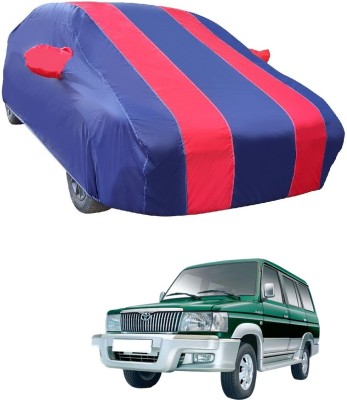 Euro Care Car Cover For Toyota Qualis (With Mirror Pockets)(Red)