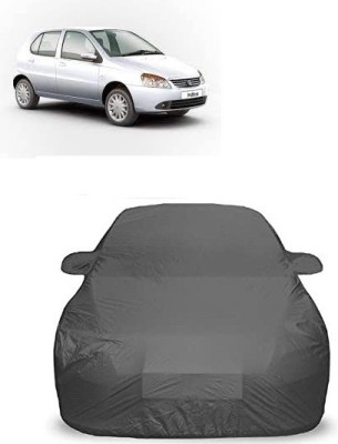 Anlopeproducts Car Cover For Tata Indica Manza (With Mirror Pockets)(Grey)