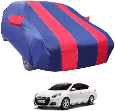 MOCKHE Car Cover For Renault Scala (With Mirror Pockets)(Red)