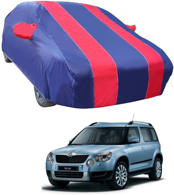 MOCKHE Car Cover For Skoda Yeti (With Mirror Pockets)(Red)