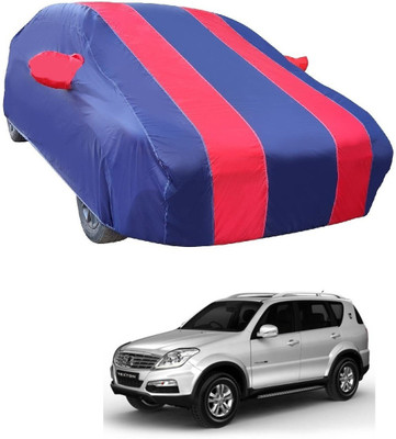 Euro Care Car Cover For SsangYong Rexton (With Mirror Pockets)(Red)