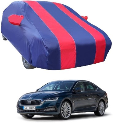 Euro Care Car Cover For Skoda Octavia (With Mirror Pockets)(Red)