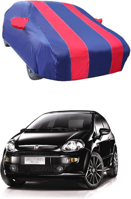 Euro Care Car Cover For Fiat Punto Evo (With Mirror Pockets)(Red)