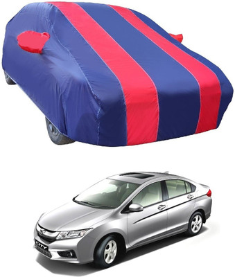 Euro Care Car Cover For Honda City i-Dtec (With Mirror Pockets)(Red)