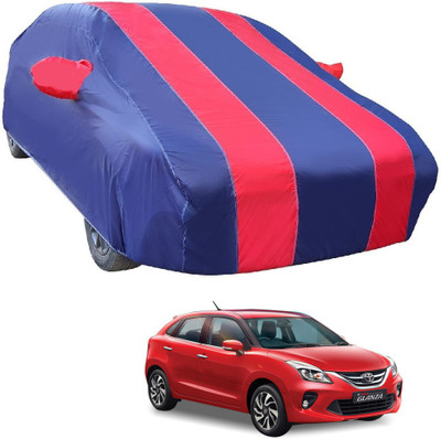 MOCKHE Car Cover For Toyota Glanza (With Mirror Pockets)(Red)