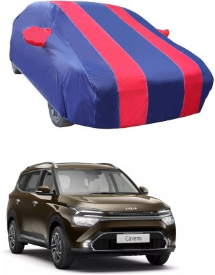 MOCKHE Car Cover For Kia Carens (With Mirror Pockets)(Red)