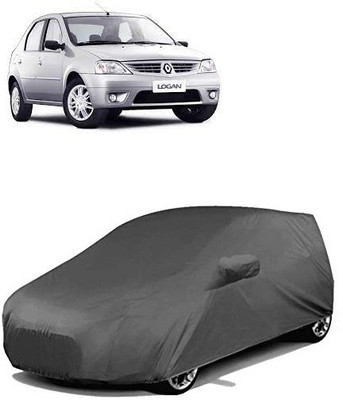 Anlopeproducts Car Cover For Renault Logan 1.4 GLE (With Mirror Pockets)(Grey)