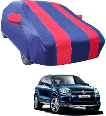 Euro Care Car Cover For Volkswagen Touareg (With Mirror Pockets)(Red)