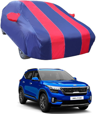 Euro Care Car Cover For Kia SELTOS (With Mirror Pockets)(Red)