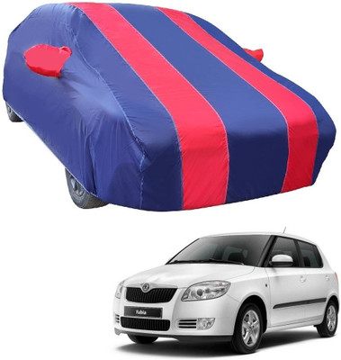 Euro Care Car Cover For Skoda Fabia (With Mirror Pockets)(Red)