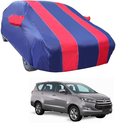 MOCKHE Car Cover For Toyota Innova Crysta (With Mirror Pockets)(Red)