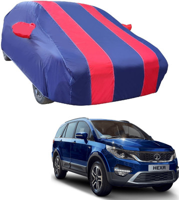 MOCKHE Car Cover For Tata Hexa (With Mirror Pockets)(Red)