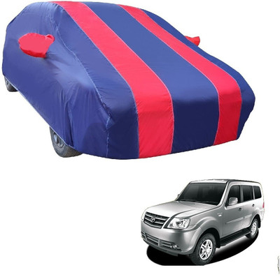 MOCKHE Car Cover For Tata Sumo Grande (With Mirror Pockets)(Red)