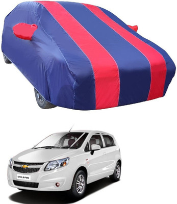 MOCKHE Car Cover For Chevrolet Sail UVA (With Mirror Pockets)(Red)