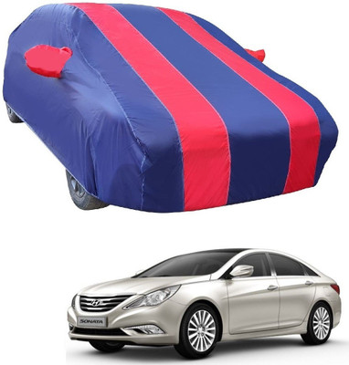 MOCKHE Car Cover For Hyundai Sonata Embera (With Mirror Pockets)(Red)