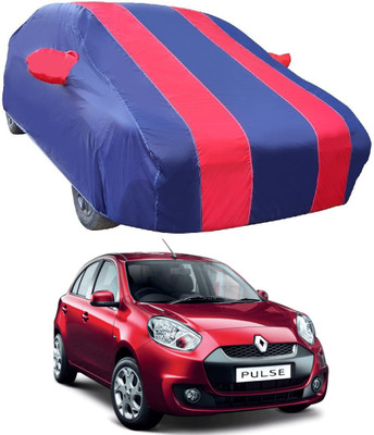MOCKHE Car Cover For Renault Pulse (With Mirror Pockets)(Red)