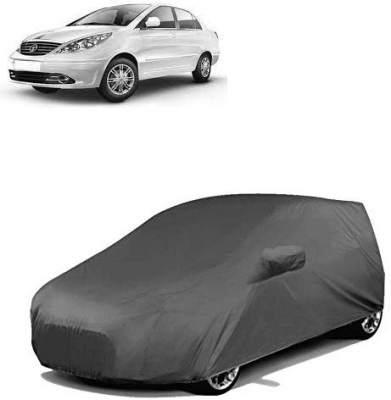Anlopeproducts Car Cover For Tata Manza GEX (With Mirror Pockets)(Grey)